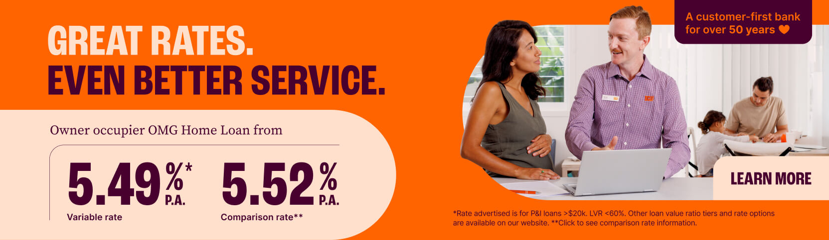 Great rates. Even better service.